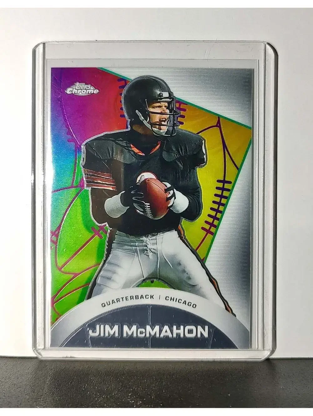 Jim McMahon 2023 Topps Chrome All-Etch NFL #CAE-3 Card Chicago Bears